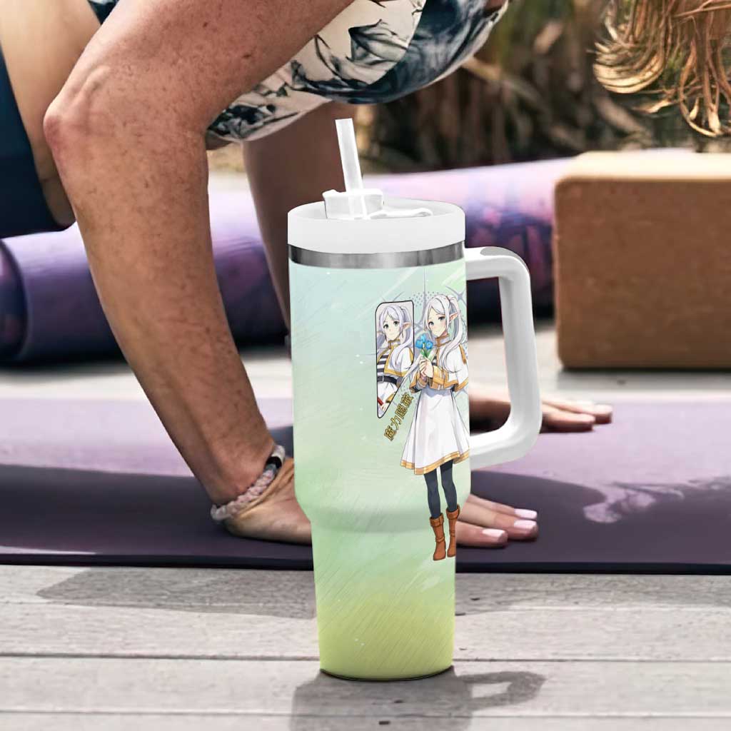 Frieren Frieren Beyond Journey’s End Tumbler With Handle Ethereal Fantasy Anime Style