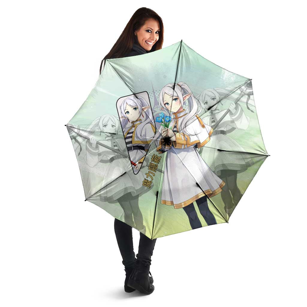 Frieren Frieren Beyond Journey’s End Umbrella Ethereal Fantasy Anime Style