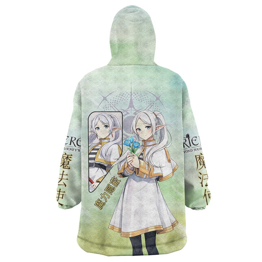 Frieren Frieren Beyond Journey’s End Wearable Blanket Hoodie Ethereal Fantasy Anime Style