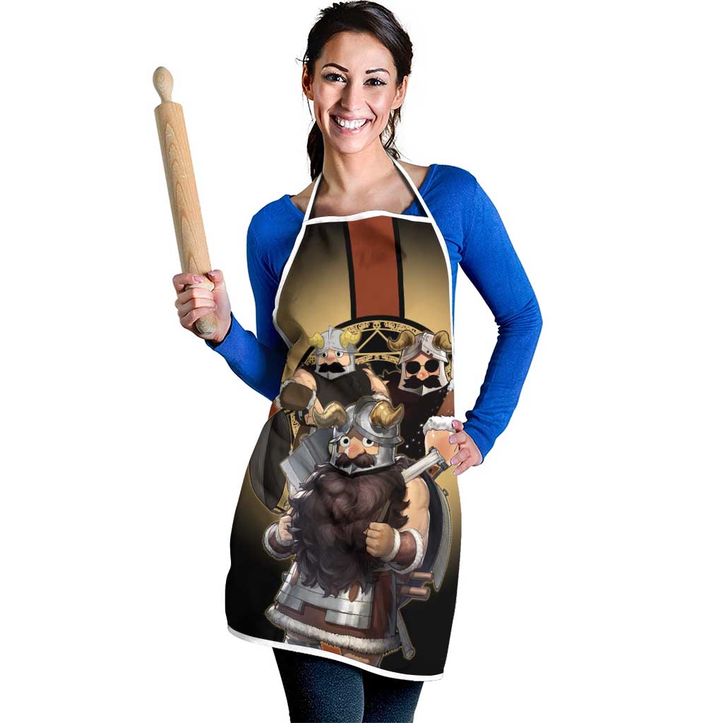 Senshi Viking Warrior Apron Fantasy Game Art Style