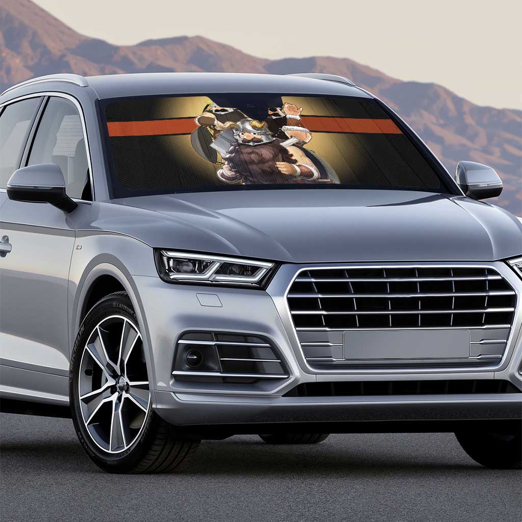 Senshi Viking Warrior Auto Sun Shade Fantasy Game Art Style