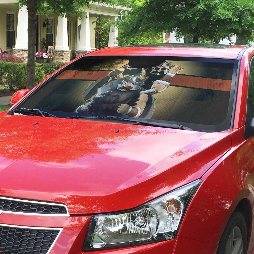Senshi Viking Warrior Auto Sun Shade Fantasy Game Art Style