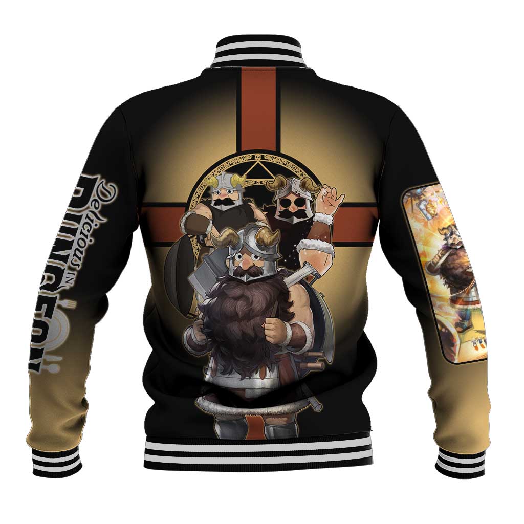 Senshi Viking Warrior Baseball Jacket Fantasy Game Art Style