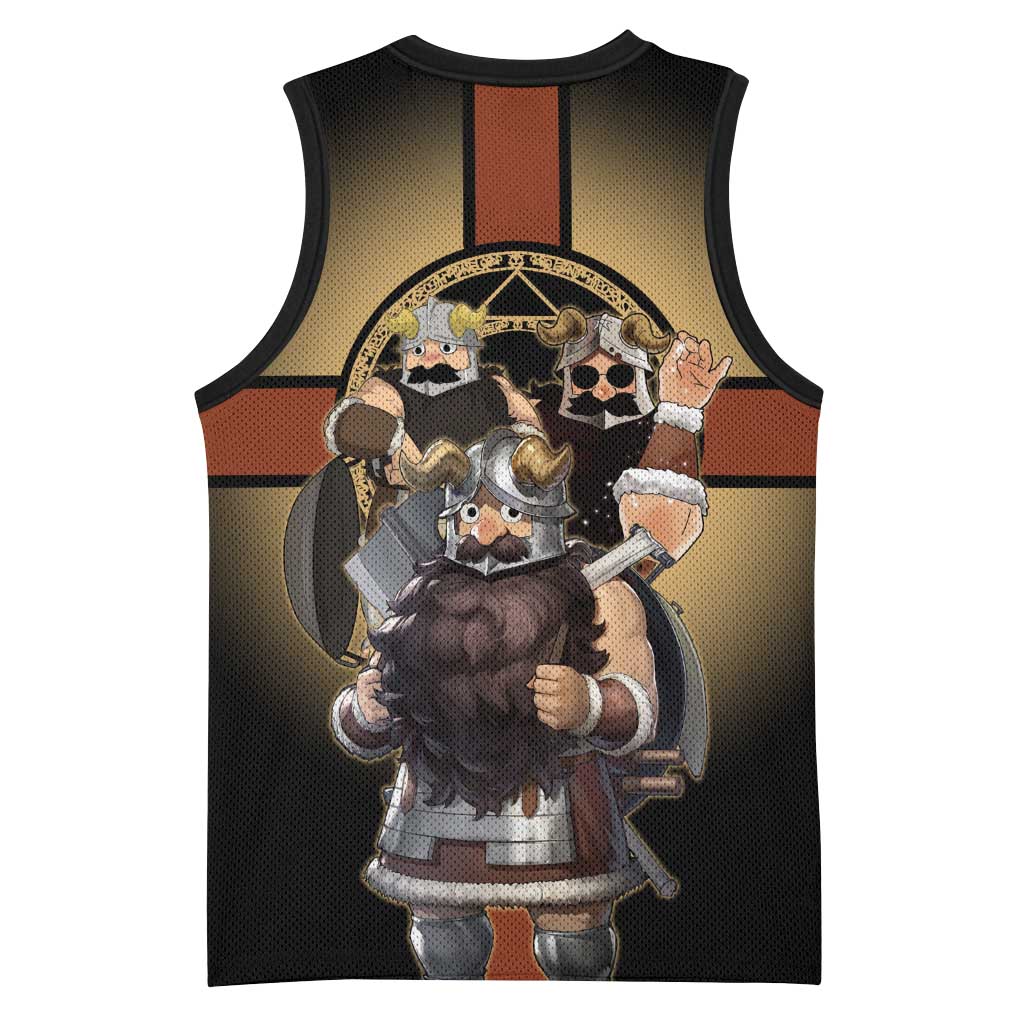 Senshi Viking Warrior Basketball Jersey Fantasy Game Art Style