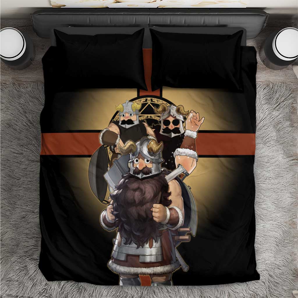 Senshi Viking Warrior Bedding Set Fantasy Game Art Style