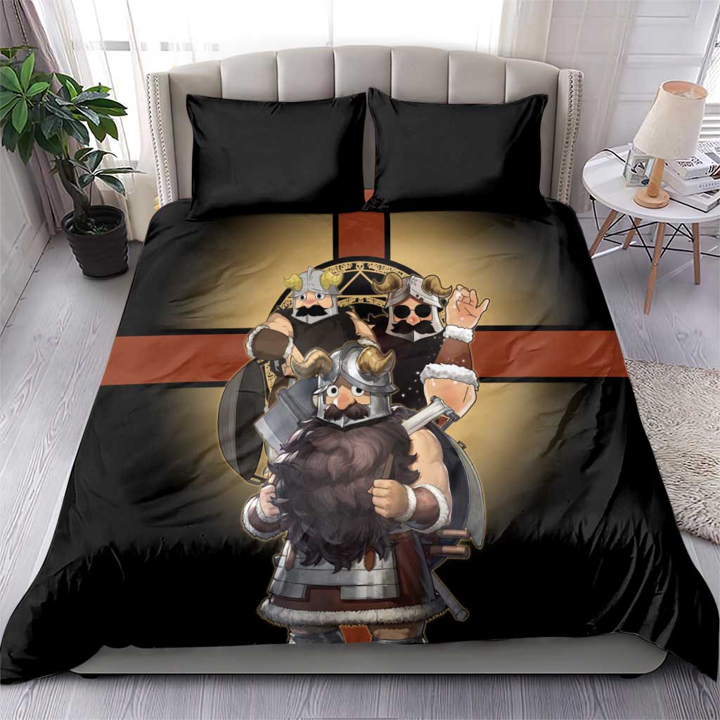 Senshi Viking Warrior Bedding Set Fantasy Game Art Style