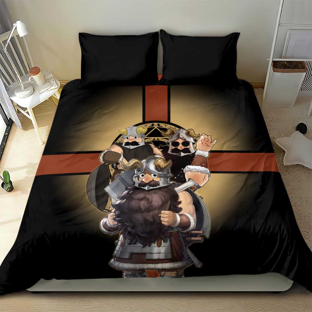 Senshi Viking Warrior Bedding Set Fantasy Game Art Style