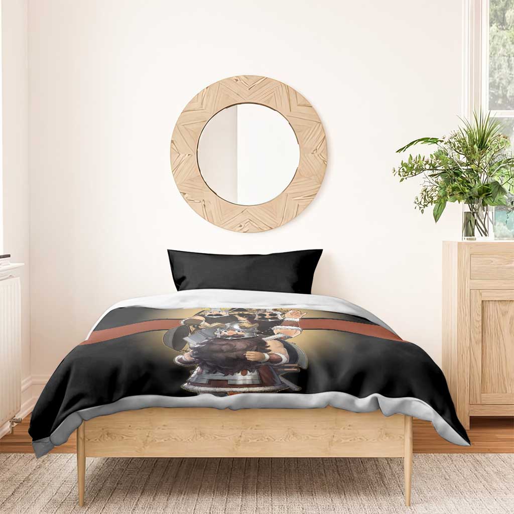 Senshi Viking Warrior Bedding Set Fantasy Game Art Style