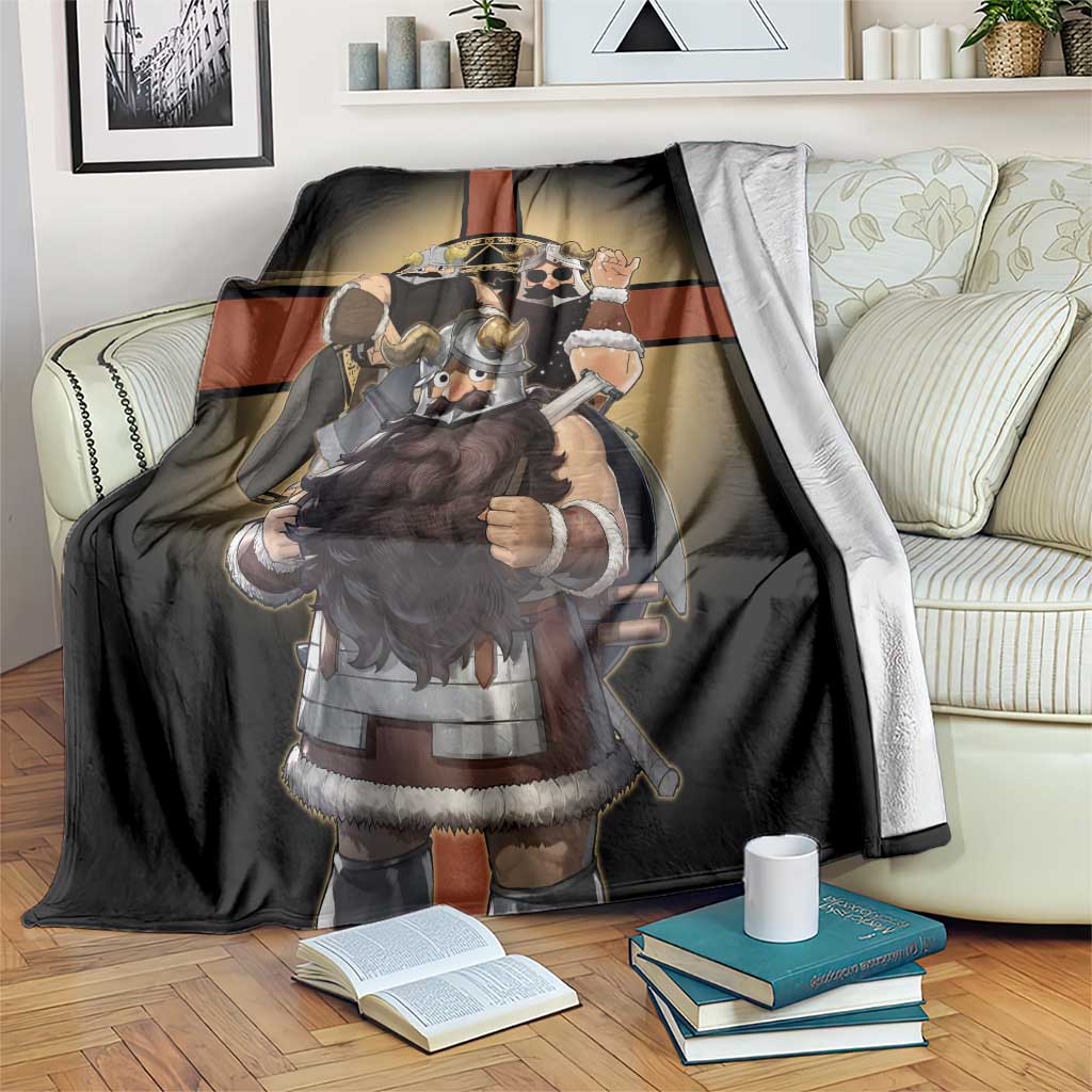 Senshi Viking Warrior Blanket Fantasy Game Art Style