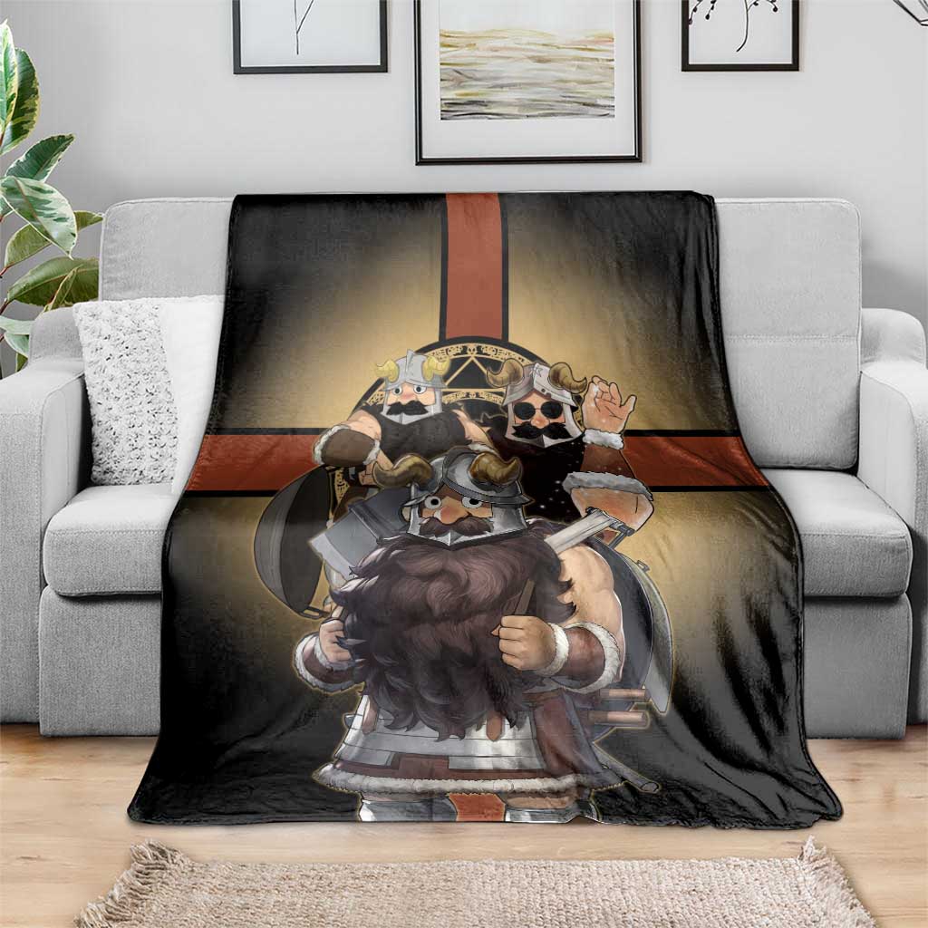 Senshi Viking Warrior Blanket Fantasy Game Art Style