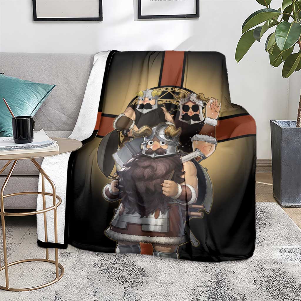 Senshi Viking Warrior Blanket Fantasy Game Art Style