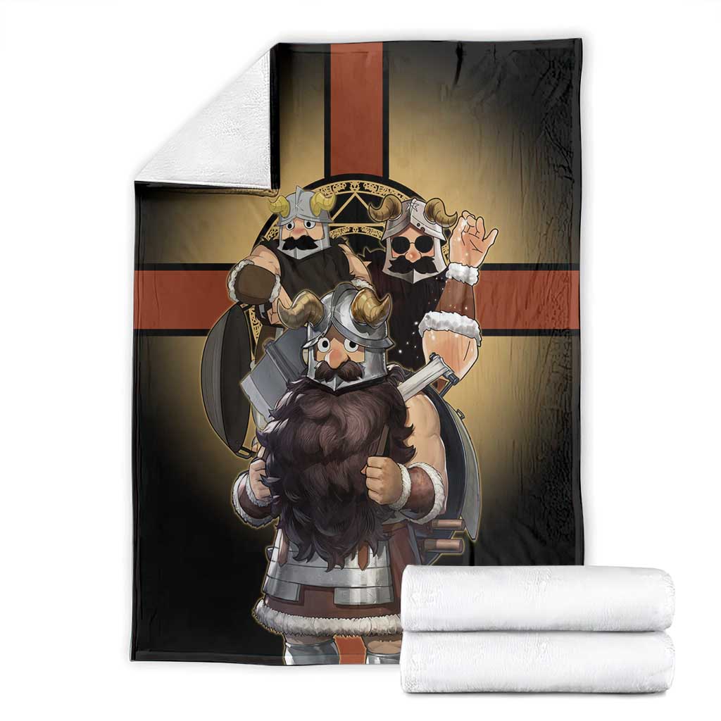 Senshi Viking Warrior Blanket Fantasy Game Art Style