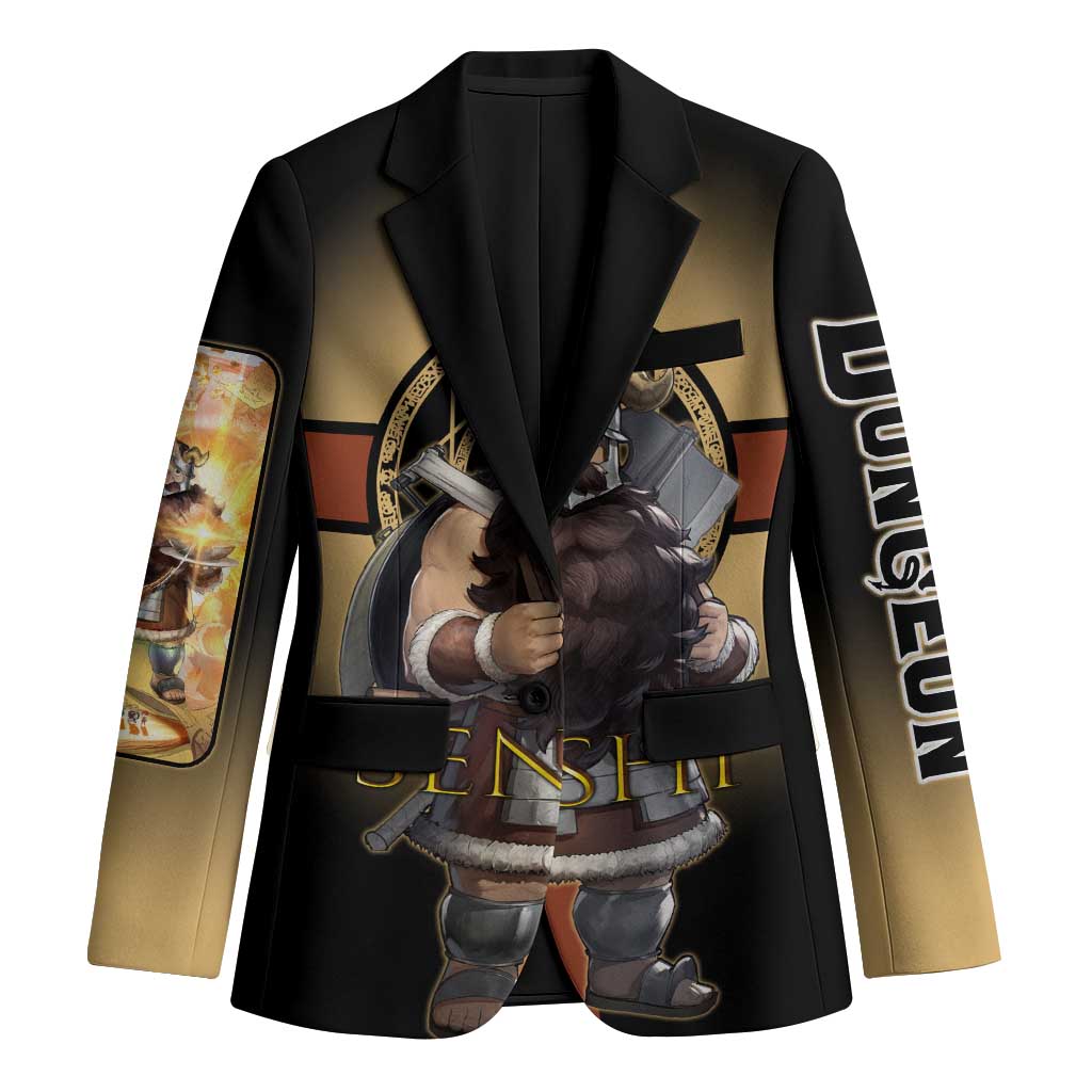 Senshi Viking Warrior Blazer Fantasy Game Art Style