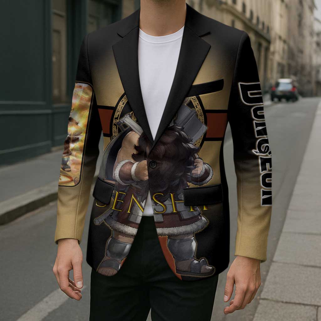 Senshi Viking Warrior Blazer Fantasy Game Art Style