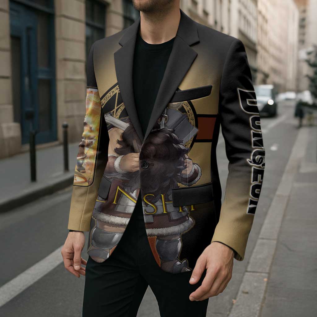 Senshi Viking Warrior Blazer Fantasy Game Art Style