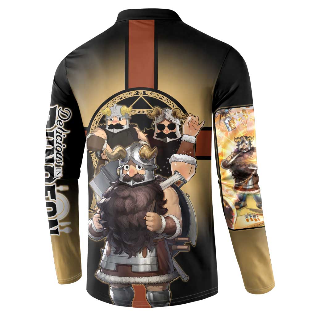 Senshi Viking Warrior Button Sweatshirt Fantasy Game Art Style