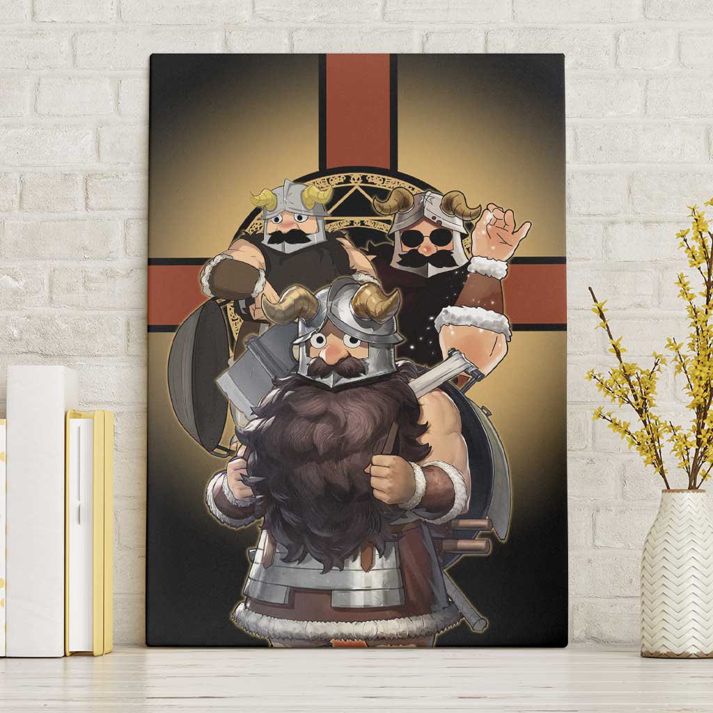 Senshi Viking Warrior Canvas Wall Art Fantasy Game Art Style