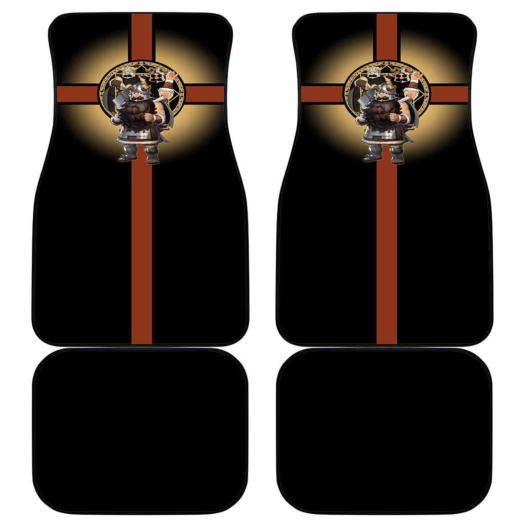 Senshi Viking Warrior Car Mats Fantasy Game Art Style