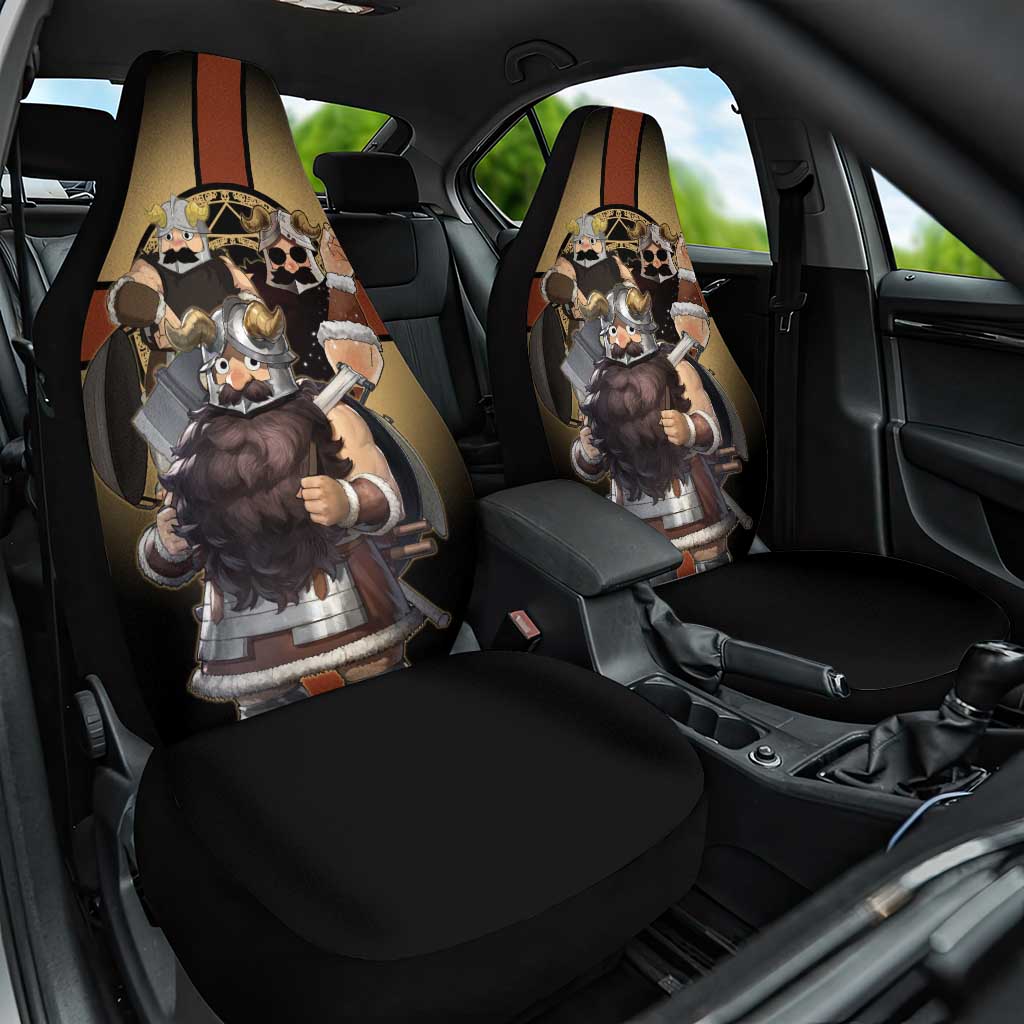 Senshi Viking Warrior Car Seat Cover Fantasy Game Art Style