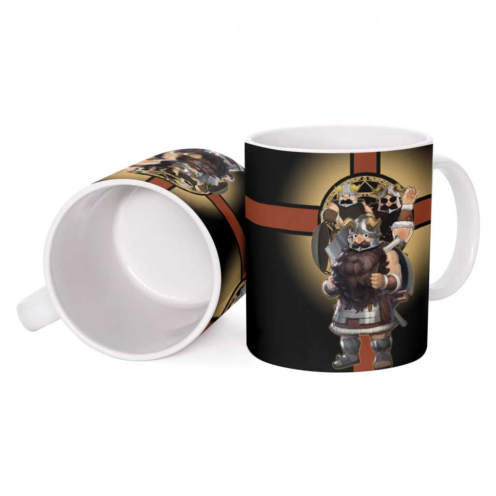 Senshi Viking Warrior Ceramic Mug Fantasy Game Art Style