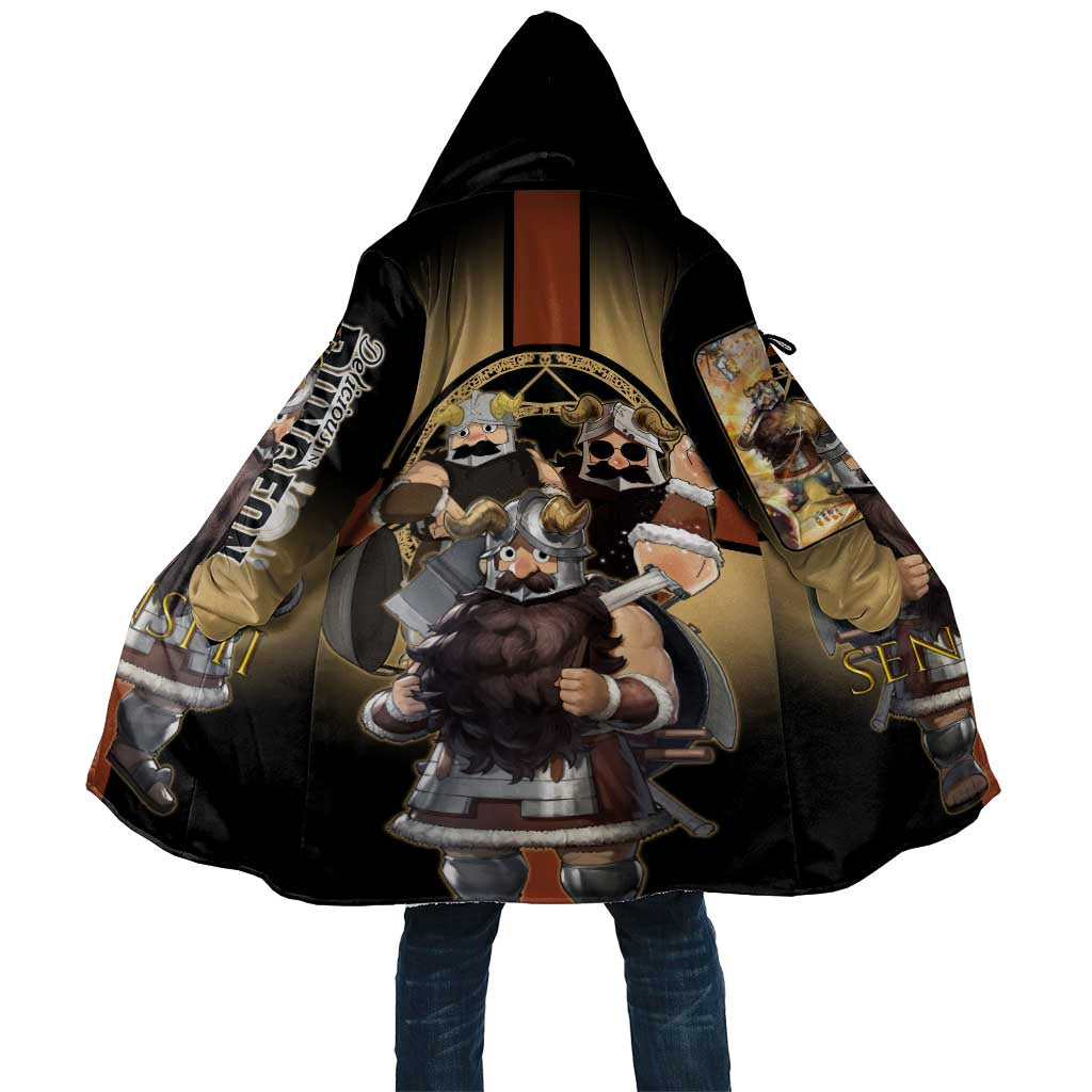 Senshi Viking Warrior Cloak Fantasy Game Art Style