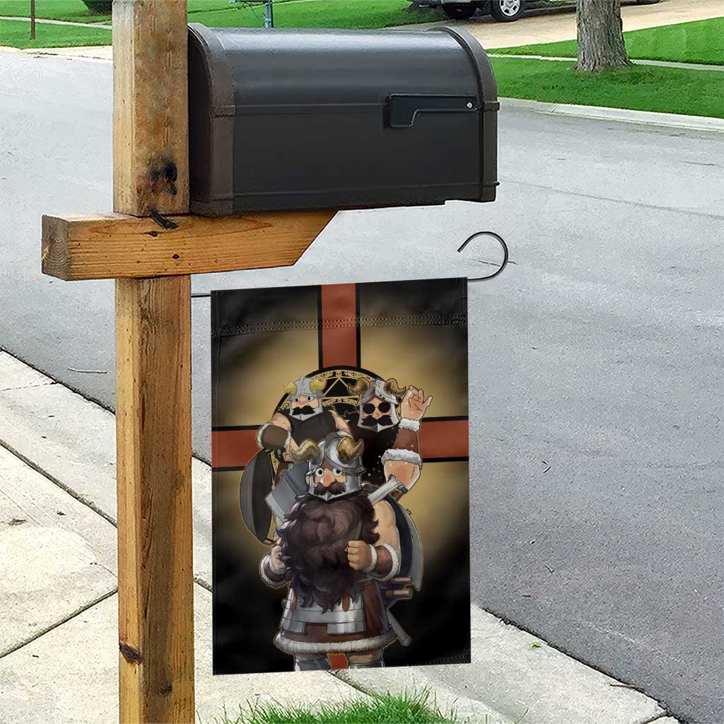 Senshi Viking Warrior Garden Flag Fantasy Game Art Style