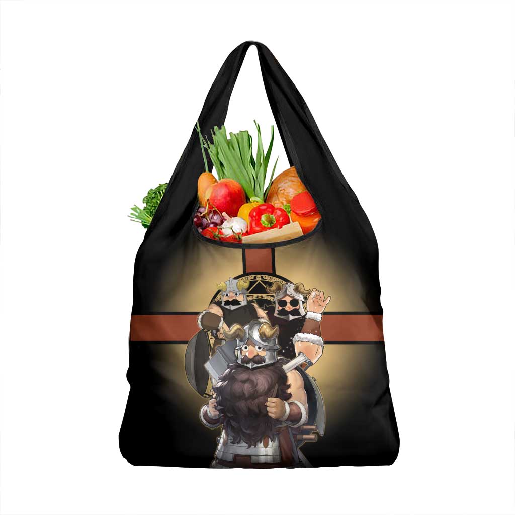 Senshi Viking Warrior Grocery Bag Fantasy Game Art Style