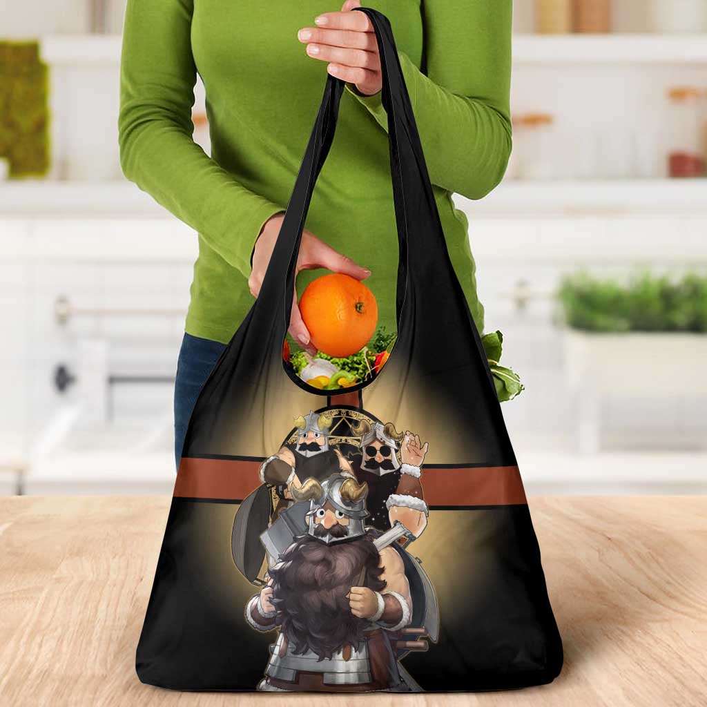 Senshi Viking Warrior Grocery Bag Fantasy Game Art Style