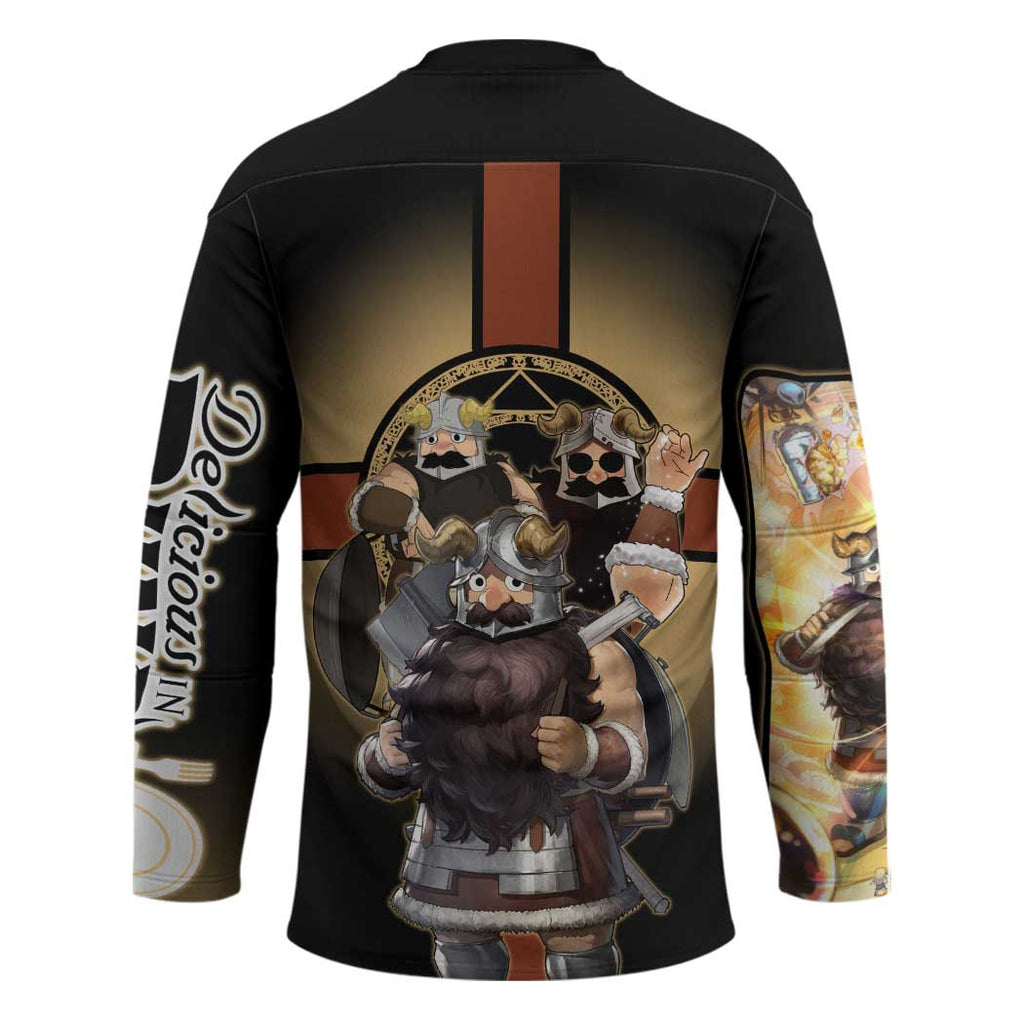 Senshi Viking Warrior Hockey Jersey Fantasy Game Art Style