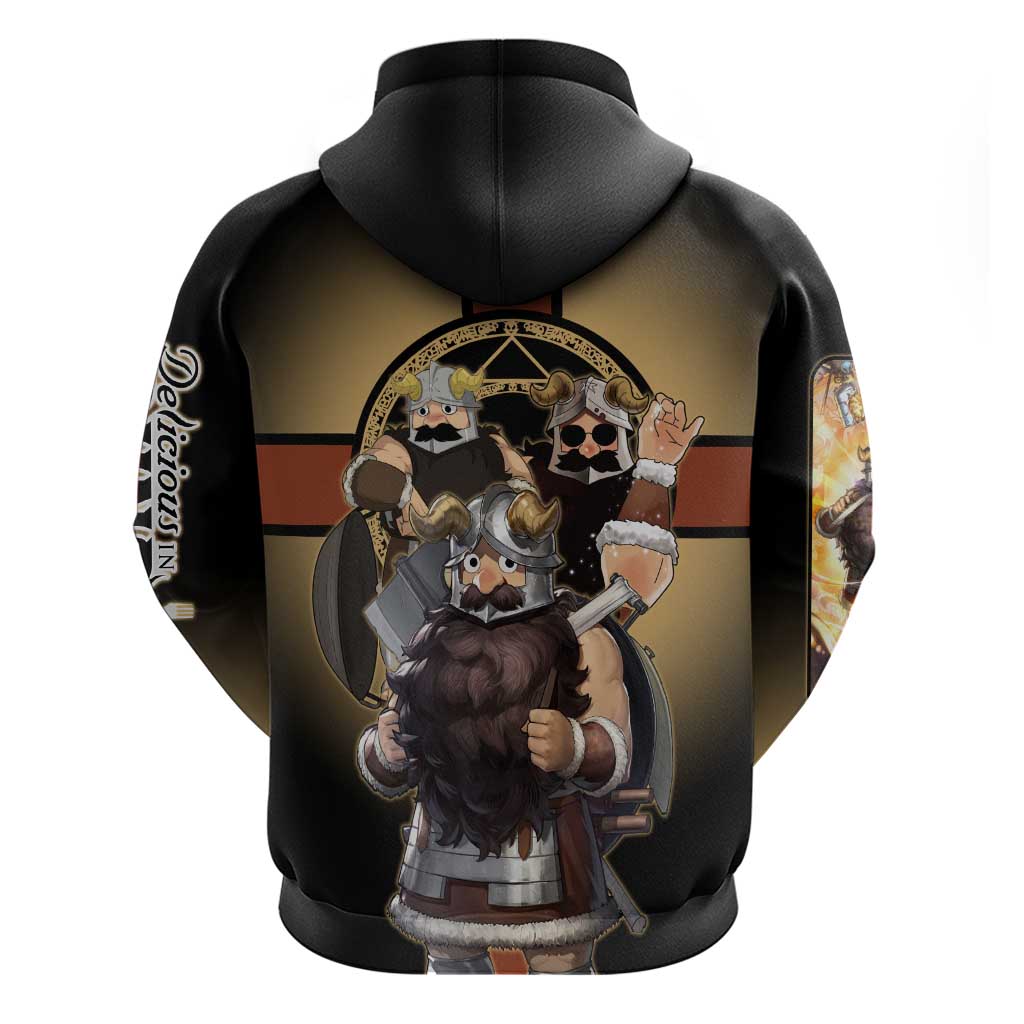 Senshi Viking Warrior Hoodie Fantasy Game Art Style