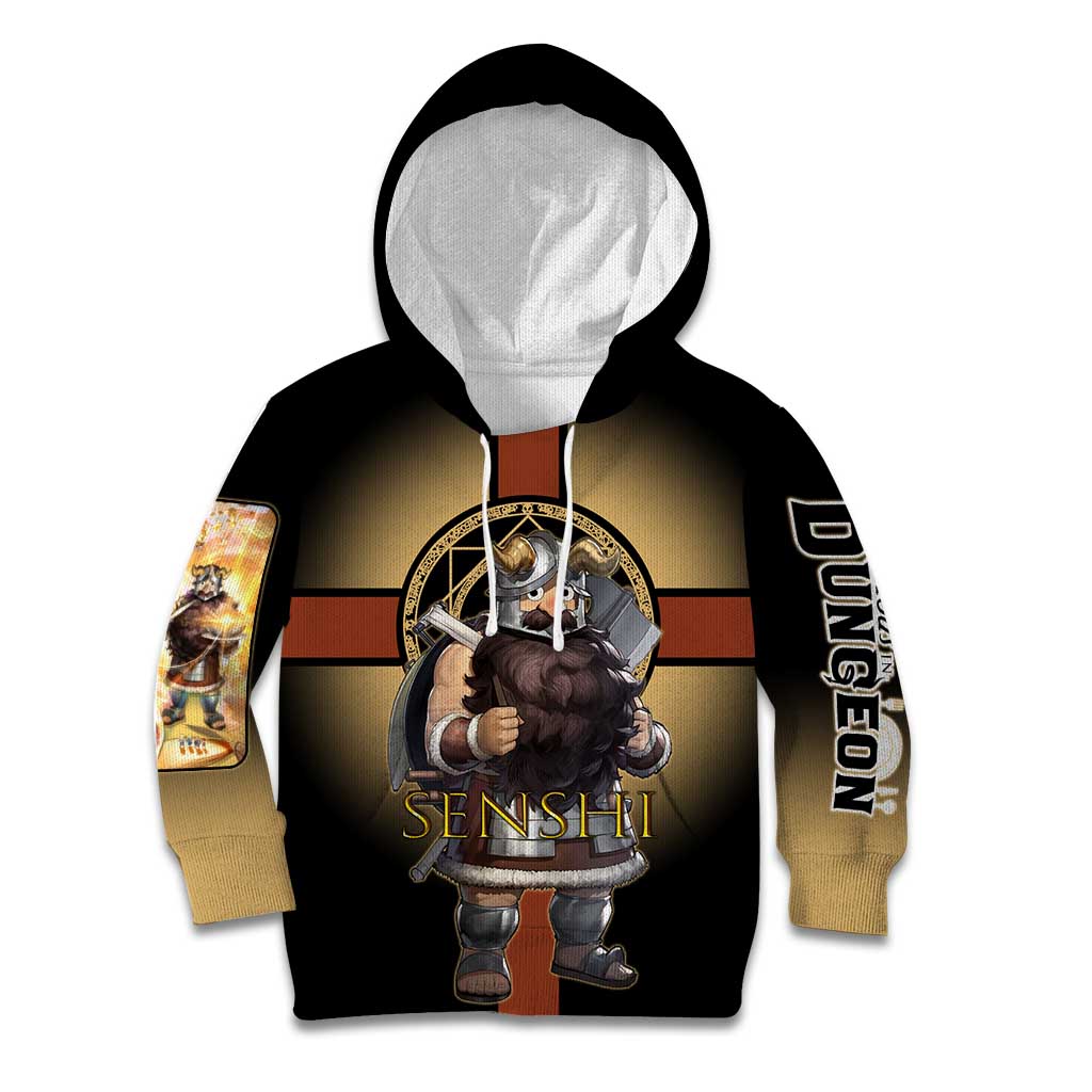 Senshi Viking Warrior Kid Hoodie Fantasy Game Art Style