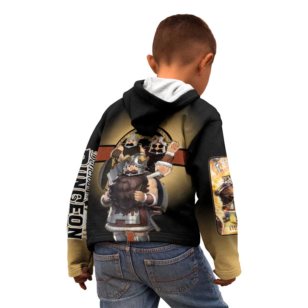 Senshi Viking Warrior Kid Hoodie Fantasy Game Art Style