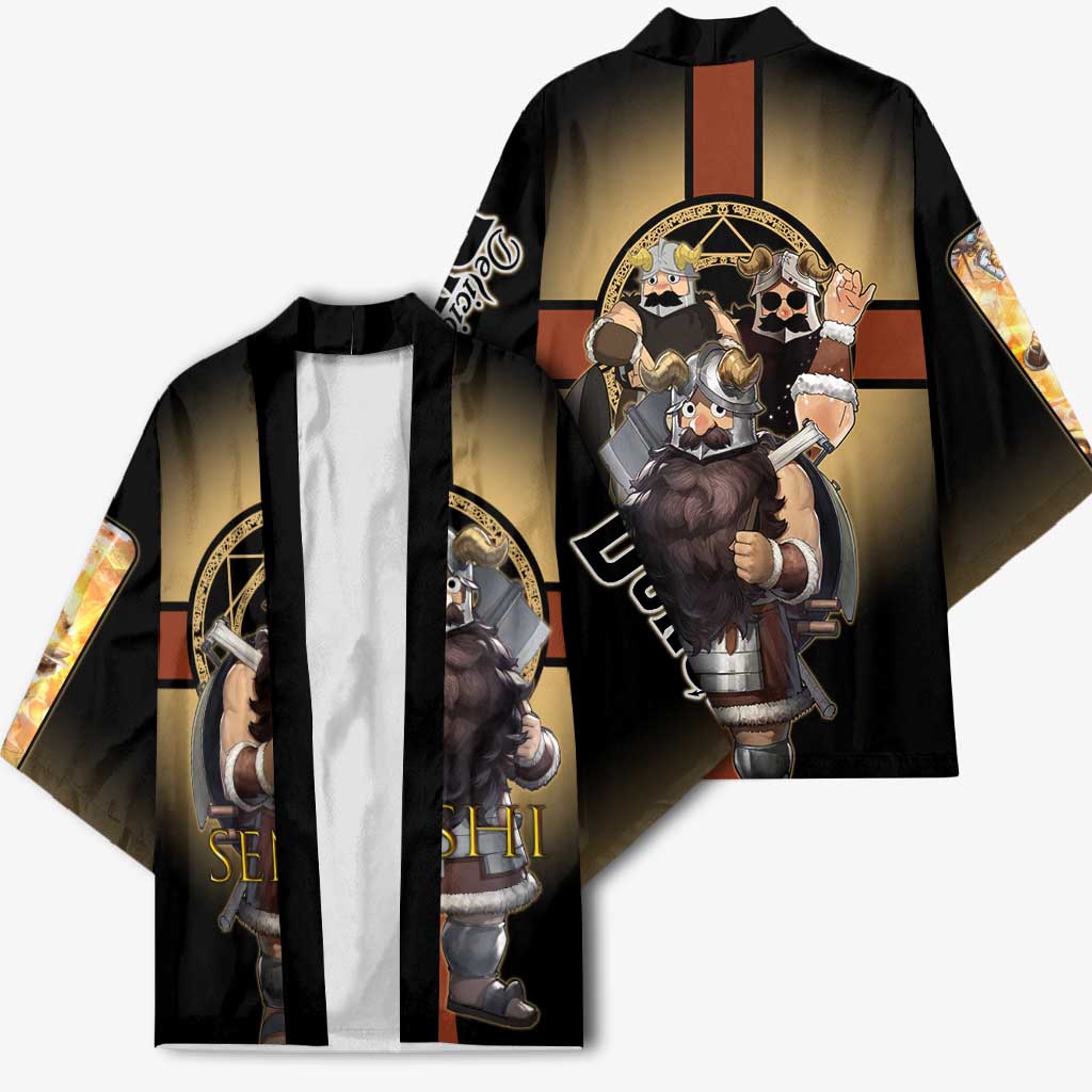 Senshi Viking Warrior Kimono Fantasy Game Art Style
