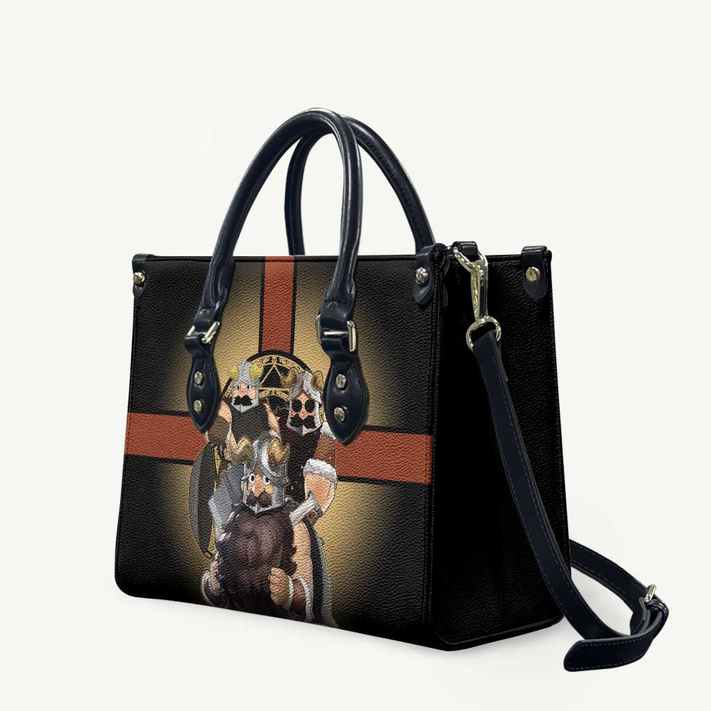 Senshi Viking Warrior Leather Bag Fantasy Game Art Style
