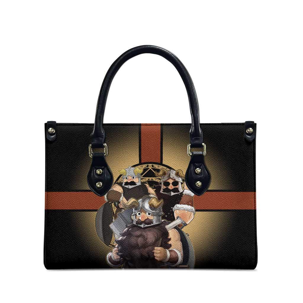 Senshi Viking Warrior Leather Bag Fantasy Game Art Style