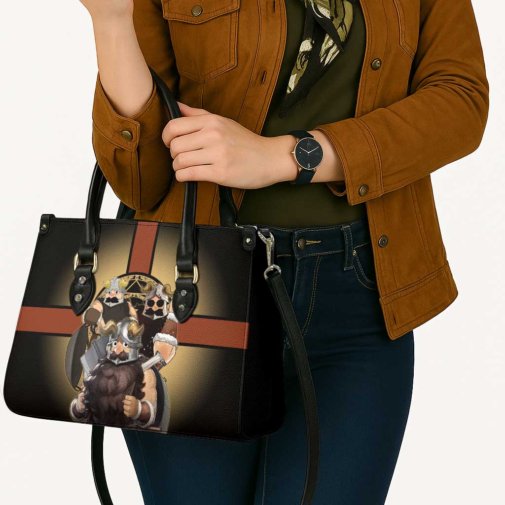 Senshi Viking Warrior Leather Bag Fantasy Game Art Style