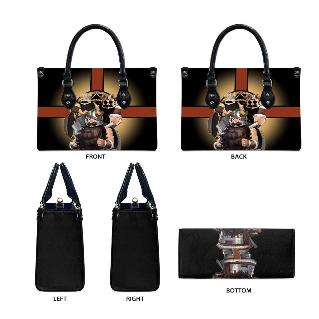 Senshi Viking Warrior Leather Bag Fantasy Game Art Style