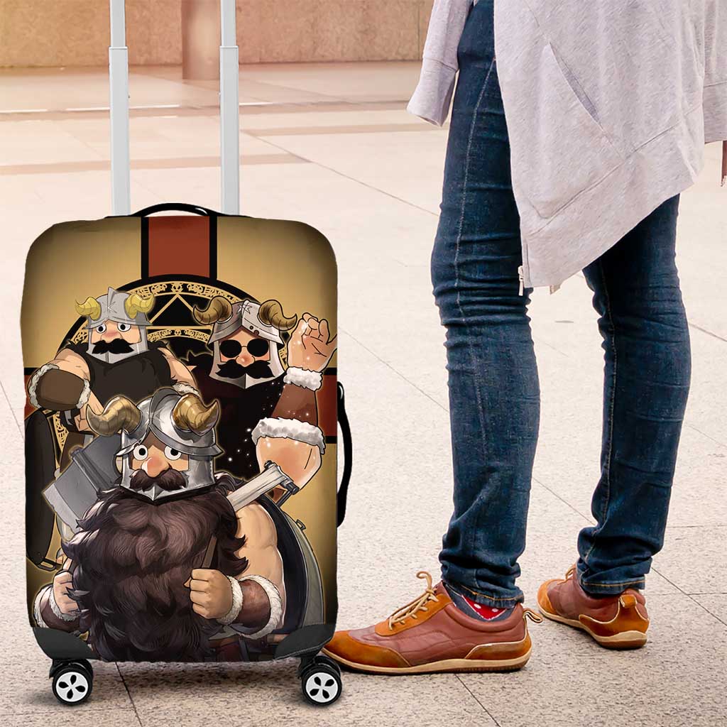 Senshi Viking Warrior Luggage Cover Fantasy Game Art Style