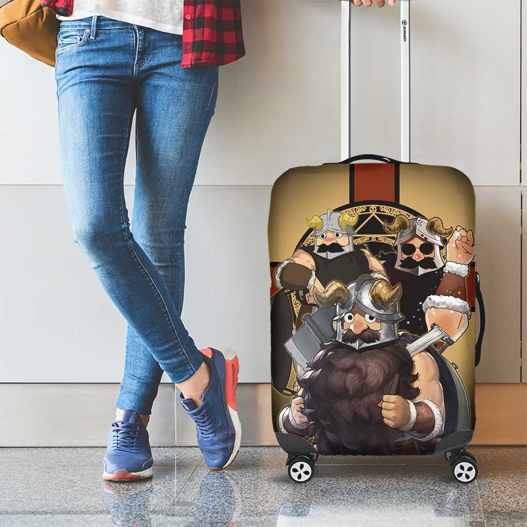 Senshi Viking Warrior Luggage Cover Fantasy Game Art Style