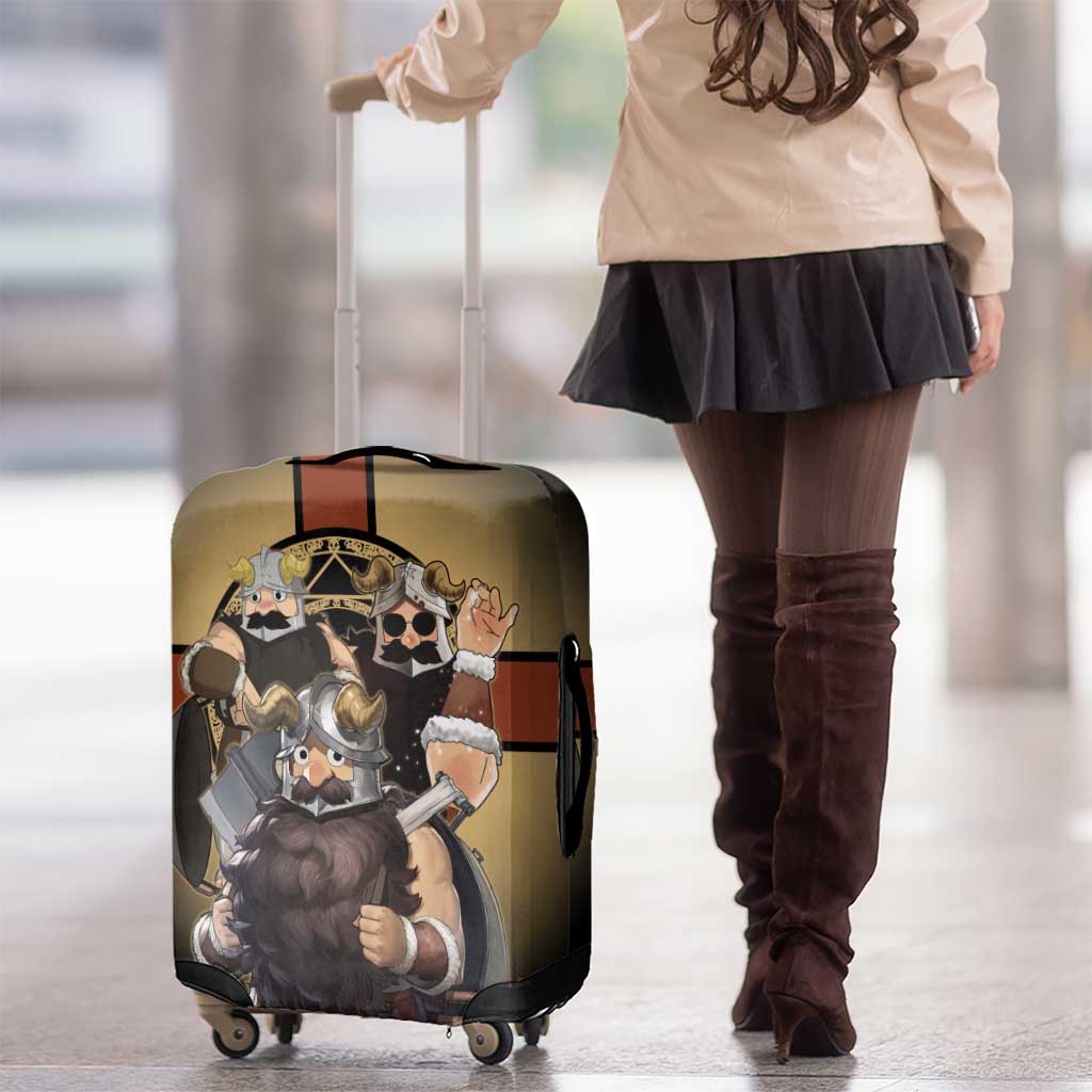 Senshi Viking Warrior Luggage Cover Fantasy Game Art Style