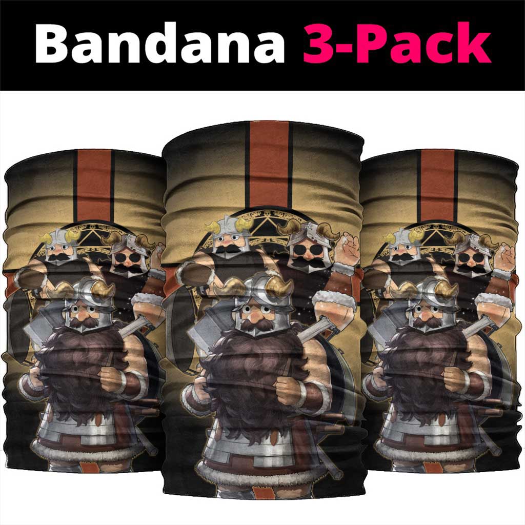 Senshi Viking Warrior Neck Gaiter Fantasy Game Art Style