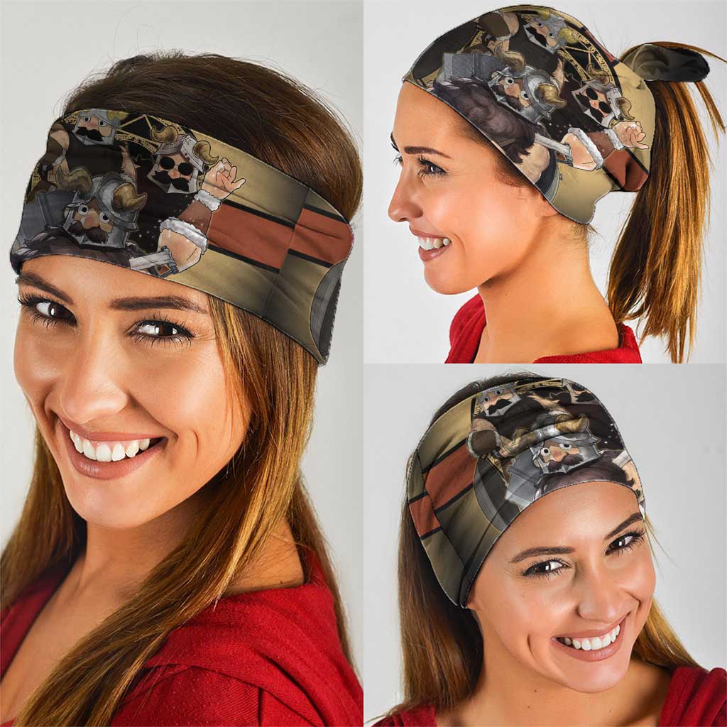 Senshi Viking Warrior Neck Gaiter Fantasy Game Art Style