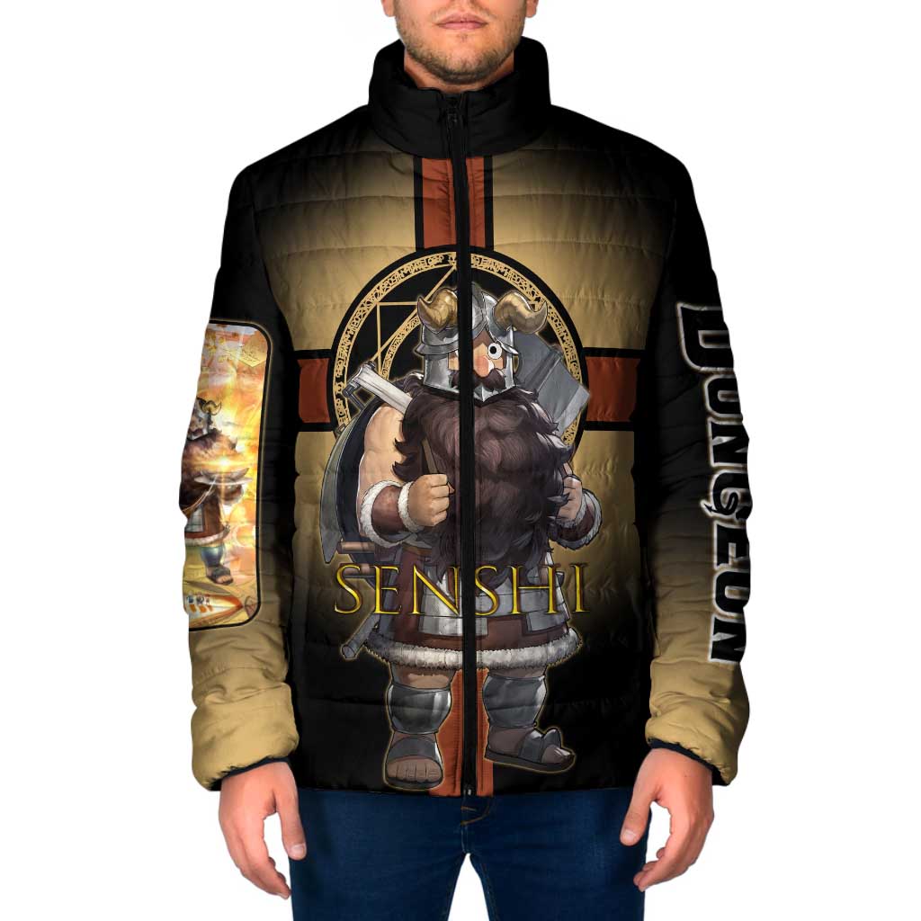 Senshi Viking Warrior Padded Jacket Fantasy Game Art Style