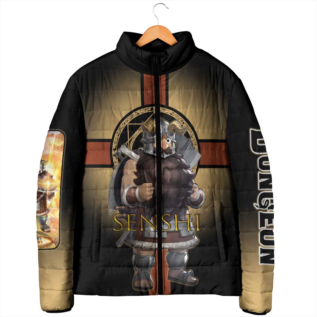 Senshi Viking Warrior Padded Jacket Fantasy Game Art Style