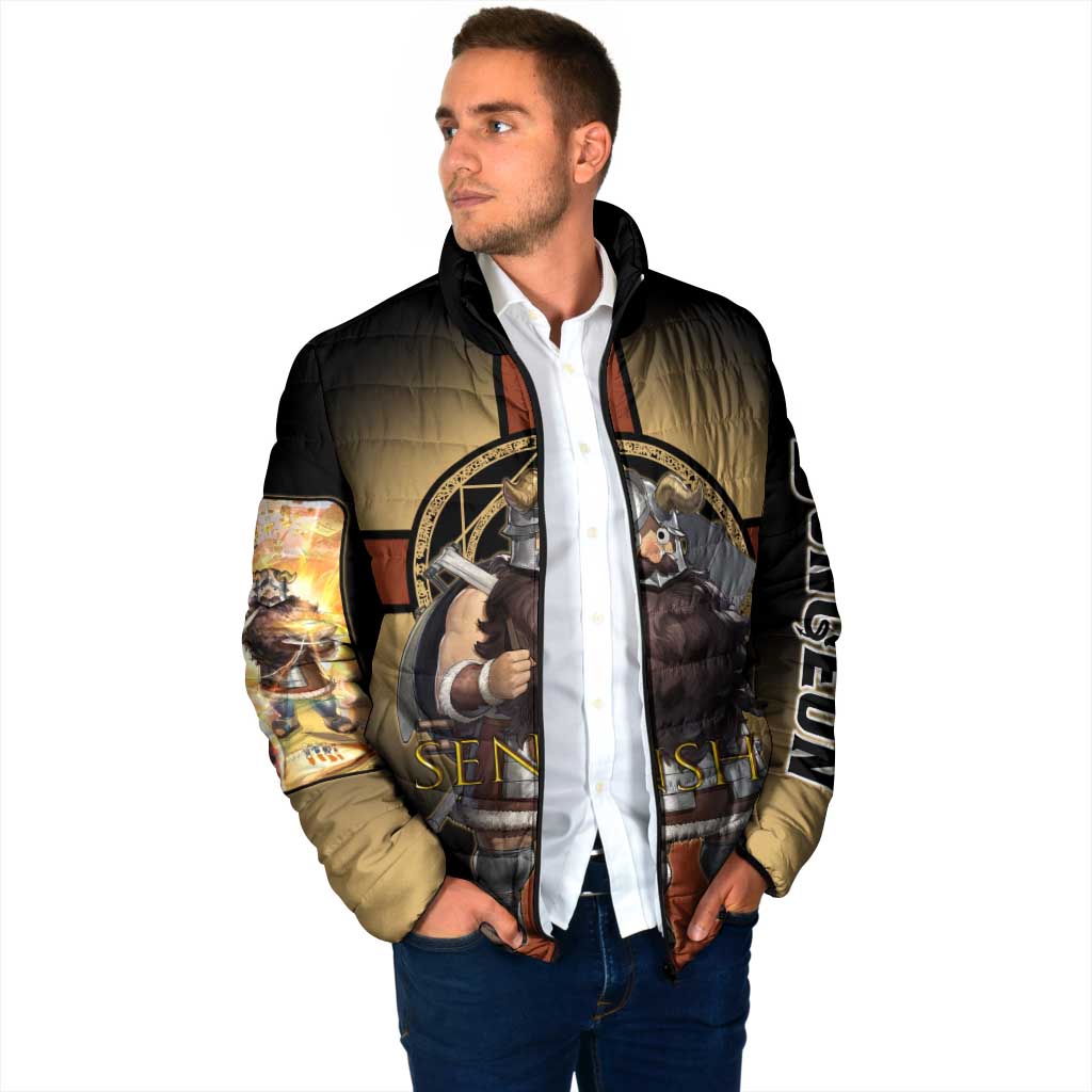 Senshi Viking Warrior Padded Jacket Fantasy Game Art Style