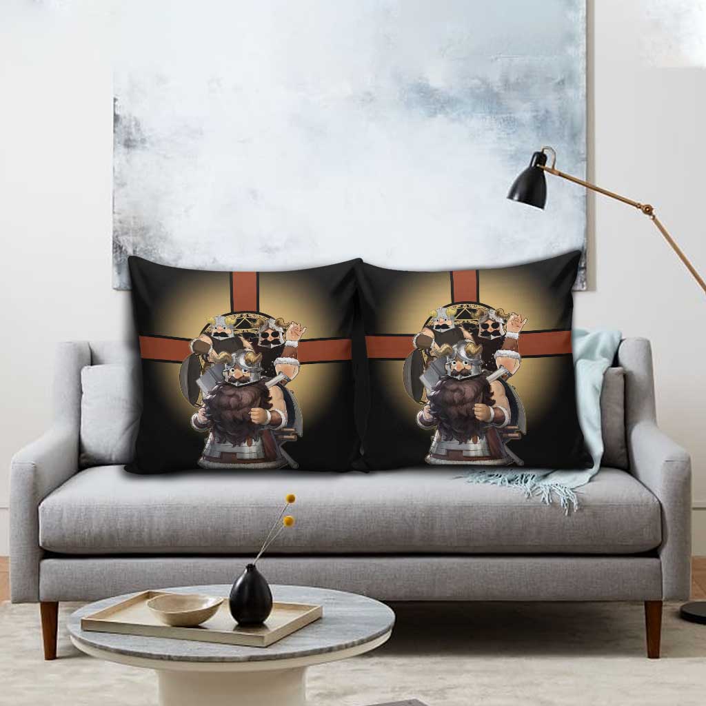 Senshi Viking Warrior Pillow Cover Fantasy Game Art Style