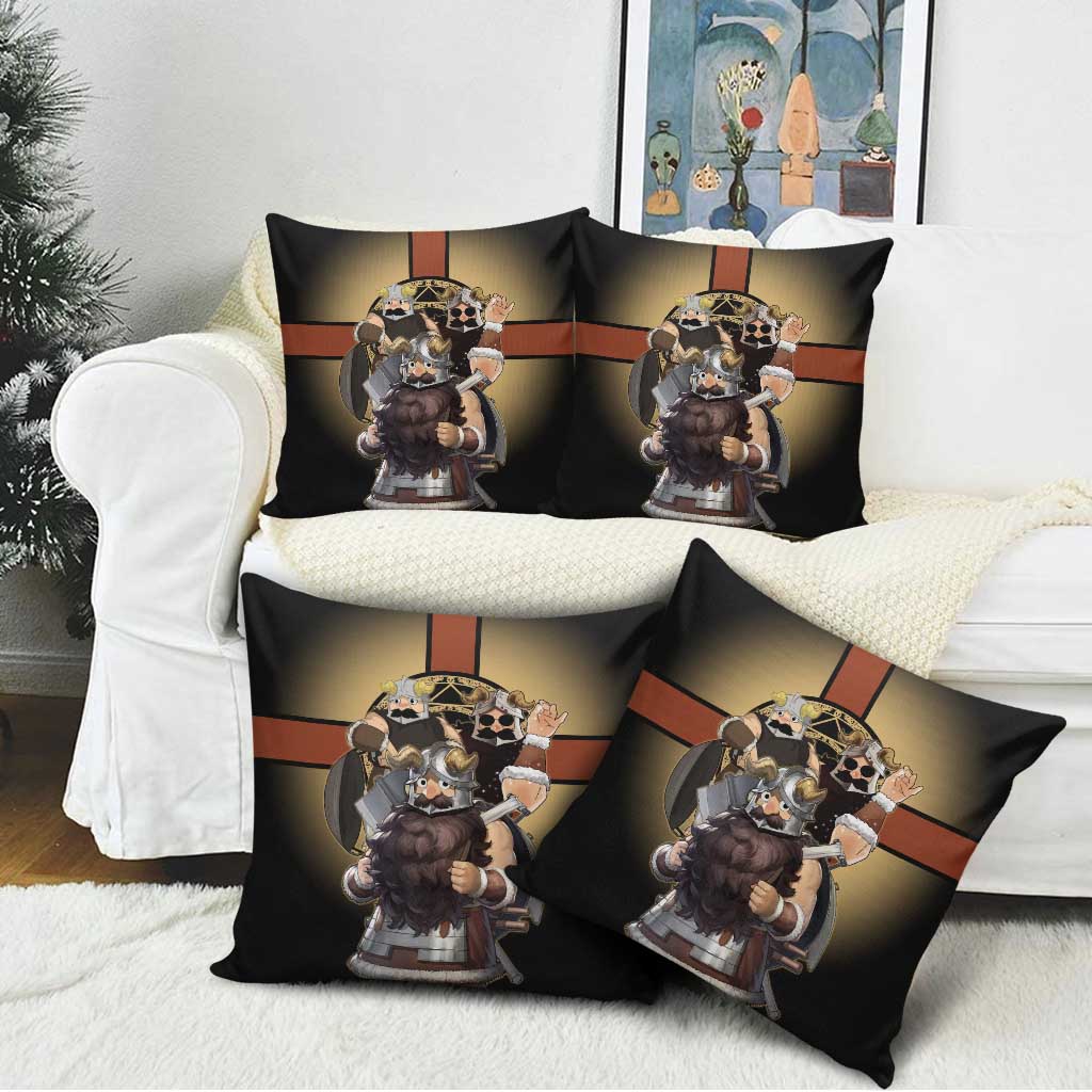 Senshi Viking Warrior Pillow Cover Fantasy Game Art Style
