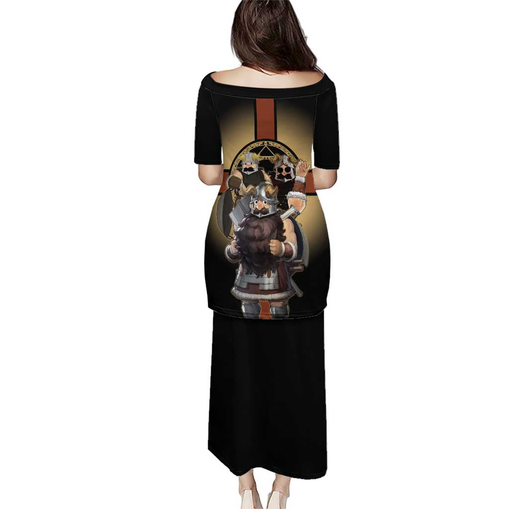 Senshi Viking Warrior Puletasi Fantasy Game Art Style