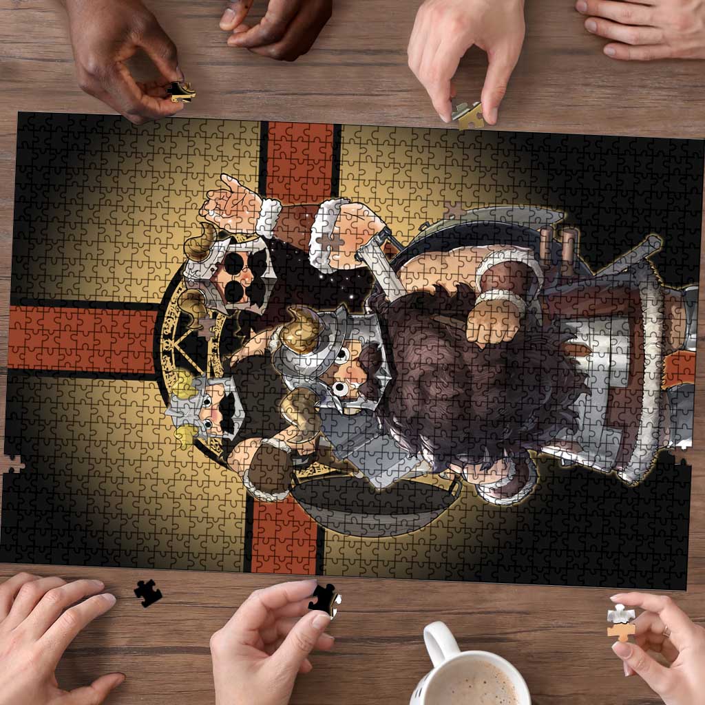 Senshi Viking Warrior Puzzle Fantasy Game Art Style