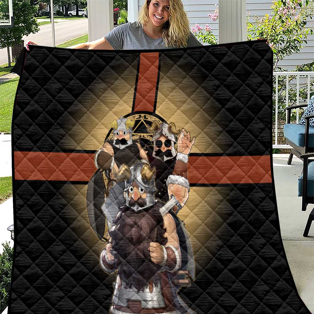 Senshi Viking Warrior Quilt Fantasy Game Art Style